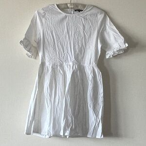 Ruffle sleeves Aline mini dress